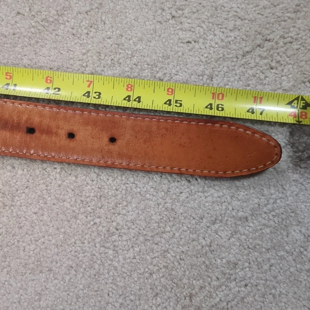 Kirkland Signature Italian Grain Leather Brown Belt Men's Size 40, 42 Dress Belt
